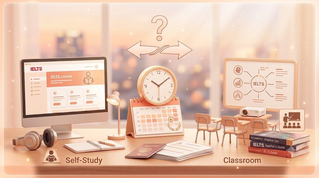 آیلتس خودخوان بهتر است یا شرکت در کلاس